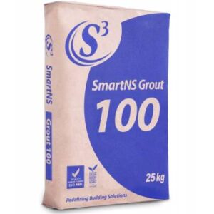 SmartNS Grout 100 (High Strength Pressure Grout / Bedding - Grade 100) is our premium high strength cementitious non-shrink grout suited for a wide range of grouting needs. When cured, it is similar in appearance to concrete.