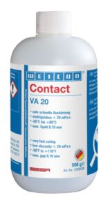 Contact VA 20 is suitable for the bonding of rubber and plastics and also for precisely fitted metal/plastic joints. Contact VA 20 can be used in many industrial areas.