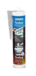 Flex 310 M FireSeal is a permanently elastic adhesive and sealant based on SMP with a fire resistance up to 120 minutes. Tested and classified for all joint structures according to EN 1366-4. The paint-compatible sealant with very low volume shrinkage meets the highest demands in terms of fire protection, such as the requirements of the International Maritime Organisation IMO FTPC Parts 2+5 as well as for rail vehicles in accordance with DIN EN 45545-2 R22/23 HL3. The very low emissions allow safe indoor application. Flex 310 M FireSeal adheres very well even to powder-coated, painted, galvanised, anodised, chromated and hot-dip galvanised surfaces. It is suitable for use on metal, plastics, concrete and wood. The adhesive and sealant can be used in many application areas. It is suitable for fire barriers and covers, for joints in non-structural components with fire resistance requirements, for connection joints and for sealing cable ducts, pipe openings and housings. Flex 310 M FireSeal can also be used in other industrial areas, such as vehicle and body construction, container construction, apparatus and fittings construction, the energy and electrical industries, insulation technology and plastics technology.