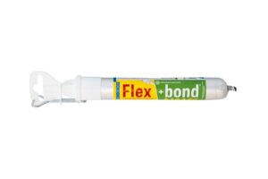 Flex+bond is strong, permanently elastic, temperature-resistant from -40 °C to +90 °C (-40 °F to +194 °F), weather-resistant, resistant to UV rays, paintable (wet-on-wet), sandable and resistant to ageing and salt water. It is free of silicone, isocyanate, halogens and solvents. Flex+bond has an ISEGA certificate and can be used as an adhesive in the food technology. Flex+bond can be used to bond nearly all materials such as metal, wood, plastic, glass, and ceramics. WEICON Flex+bond can be used in many areas of industry.